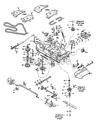 Troy-Bilt 14055 - Troy-Bilt 48" Side-Discharge Mower Deck (SN: 140550100101 & Above)