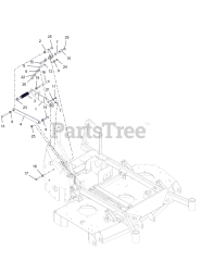 Gravely 998005 (EV52 RD) - Gravely Pro-Stance 52" Stand-On Mower, Electric, Rear Discharge (SN: 000101 - 000499)