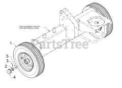 Remington 24CF50MX783 - Remington Log Splitter (2016) Wheels