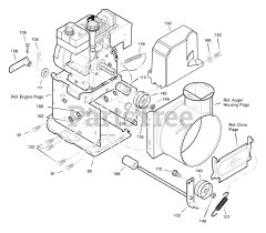 Murray 633129x54B - Murray 33" Snow Thrower (2001) Frame