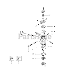 Weed Eater 25 HO SST - Weed Eater High Output String Trimmer Carburetor Assembly P/N 530069754 WA-226