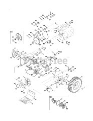 Columbia CA 324 (31AH54K6897) - Columbia 24" Snow Thrower (2015) Drive System