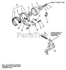 AGCO 714 S (1690396) - AGCO Garden Tractor, 14hp Kohler Transmission Brake, Drive &amp; Control Group