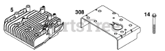 Briggs & Stratton 252412-0601-01 - Briggs & Stratton Horizontal Engine Head