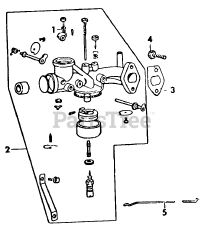 Cub Cadet 182 (133-182-100) - Cub Cadet Lawn Tractor Carburetor