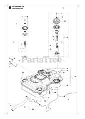 Husqvarna 440 - Husqvarna Automower Robotic Lawn Mower (2019) CHASSIS UPPER