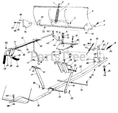 White Outdoor 190-840-190 - White Outdoor 48" Snow Blade (1993)