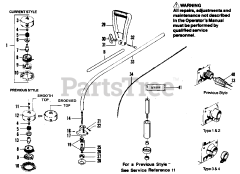 Weed Eater XR 70 - Weed Eater String Trimmer DRIVE SHAFT &amp; CUTTING HEAD