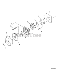 Echo WP-1000 - Echo Water Pump (Type 1) Intake  S/N: 006208 - 009465