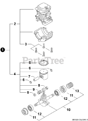 Echo CS-420 ES - Echo Chainsaw (SN: 37027771 - 37999999)