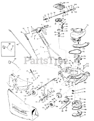Lawn-Boy 3001 - Lawn-Boy Walk-Behind Mower (SN: 700000001 - 799999999) (1967) Model 8001 Grass Catcher Automower Parts List