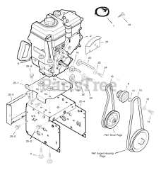 Craftsman C950-52313-1 - Craftsman 33" Snow Thrower, Canada (2004) (Sears)