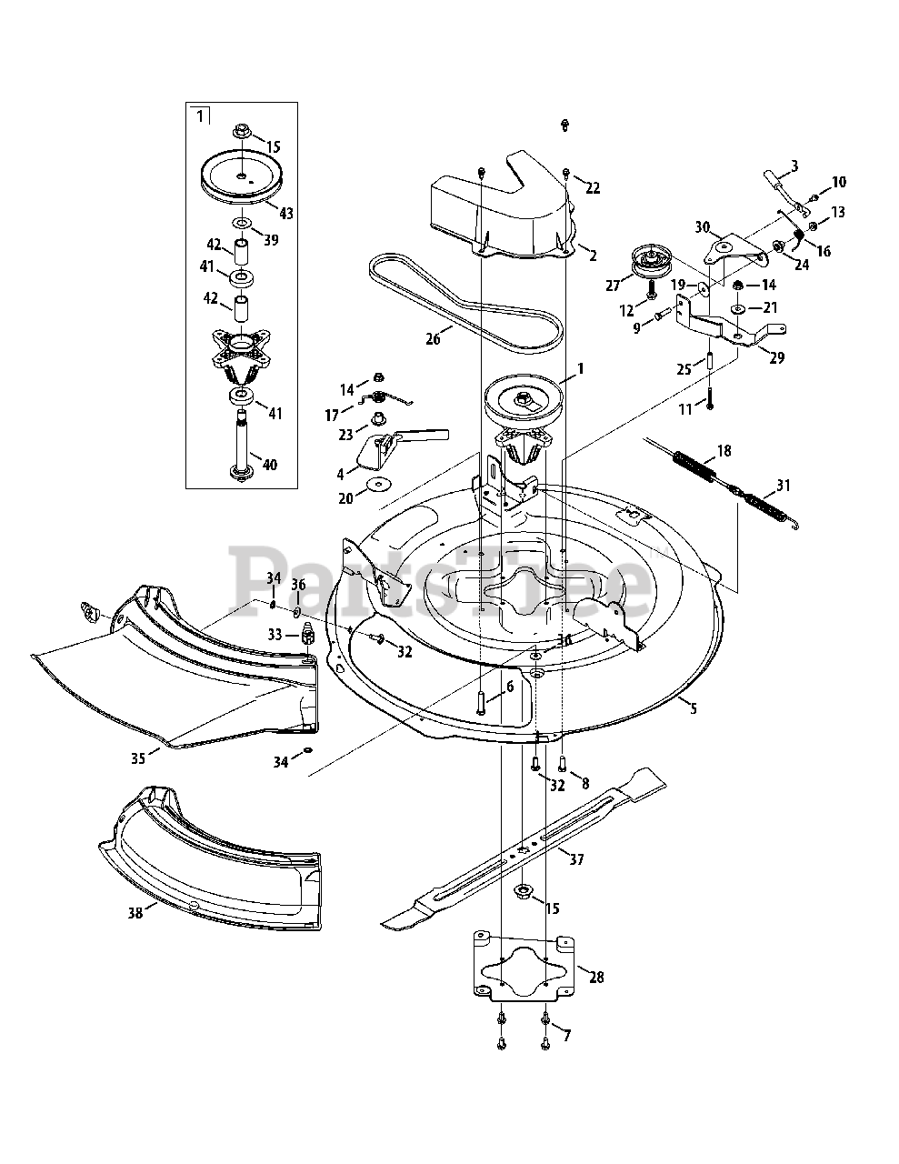 Troy Bilt Rear Engine Rider Troy-Bilt TB 30 R (13B226JD066) - Troy-Bilt Rear-Engine Riding Mower ...