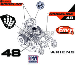 Ariens 994167 - Ariens Ridgeline 48" Stand-On Mower, 21.5hp Kawasaki FS (SN: 200000 & Above)