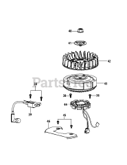 MTD 4P90MU - MTD Engine 4P90MU Ignition &amp; Electrical