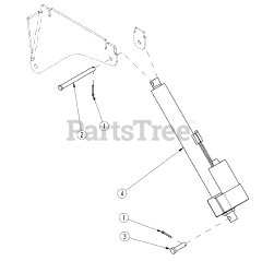 Ariens 996148 - Ariens Contractor 4WD Utility Vehicle, Subaru EH65 (SN: 020000 & Above) Dump Bed Lift