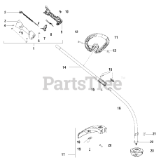 Snapper S28CD (7800957-00) - Snapper String Trimmer Shaft Group