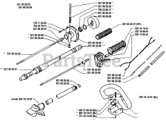 Husqvarna 22 RL - Husqvarna String Trimmer (1989-10) Rod Assembly
