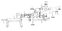 Cub Cadet 1541 (141-651-100) - Cub Cadet Garden Tractor (SN: 800000 - 816508) Implement Lift