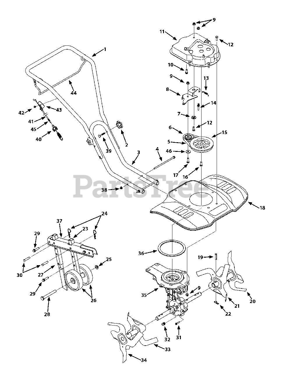 Huskee 21A240H031 Huskee Tiller (2009) (Tractor Supply) General