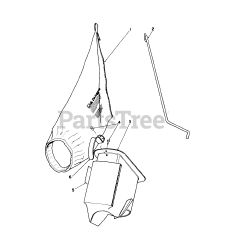 Toro 16576 - Toro Walk-Behind Mower (SN: 000000001 - 000999999) (1990) Bagging Kit No. 47-6510 (optional)
