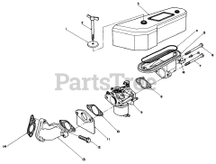 Toro 55-7800 - Toro Replacement Engine, Kawasaki Air Cleaner  Carburetor Assembly (kawasaki Model Fb460v Type Ds08)