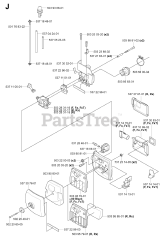 Husqvarna 343 F - Husqvarna Brush Cutter (SN: 20043100001 - 20064000000) CARBURETOR &amp; AIR FILTER