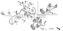 Honda GX620 U1 QZB2 (GCARK) - Honda Engine, Made in Japan (SN: GCARK-1000001 - GCARK-9999999) IGNITION COIL