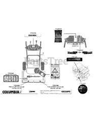 Columbia 10528 PC (31AH55K4897) - Columbia 28" Snow Thrower (2010)