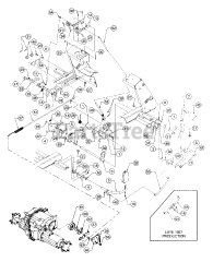 Cub Cadet 2135 (13A-214F100) - Cub Cadet Garden Tractor (SN: 326006 & Above) Brake And Control Pedals Serial Number 359,001 And Above