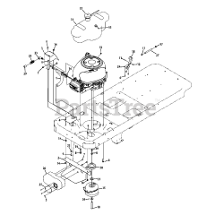 Murray MZ 2142 (17AC2ACS058) - Murray 42" Zero-Turn Mower (2013) Engine Connection
