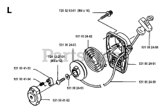 Husqvarna 125 E - Husqvarna Handheld Edger (Original) STARTER