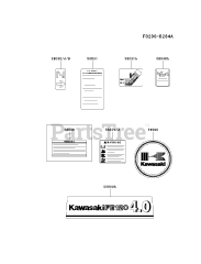 Kawasaki FE120D-BS04 - Kawasaki Engine LABEL