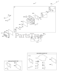 Briggs & Stratton 214907-0272-E1 - Briggs & Stratton Vertical Engine Head, Kit/Gasket Sets - Engine, Kit/Gasket Sets - Valve