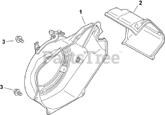 Kohler CS12-941633 - Kohler Command PRO Engine, Basic Version, 12hp, 8.95kW Blower Housing &amp; Baffles 6-7-11