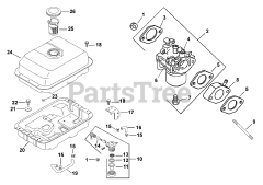 Kohler CS8.5-951507 - Kohler Command PRO Engine, Basic Version, 8.5hp, 6.34kW Fuel System TP-2536