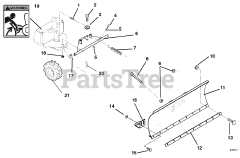 Ariens 815033 - Ariens XL Series Snow Blade (SN: 000101 & Above)