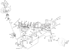 Poulan Pro PB 195H42 LT (960420036-01) - Poulan Pro Lawn Tractor (2008-04) Steering