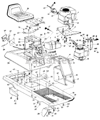 MTD 74065 (139-504-033) - MTD Lawn Tractor (1989) (Ace Hardware) Parts03