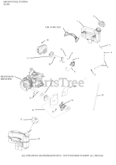 Kohler XT149-0011 - Kohler Courage XT-6 Series Engine, Basic Version, 149cc 08 Fuel System
