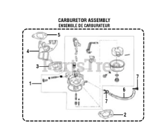 PowerStroke PS 9C3501 B - PowerStroke 3500 Watt Generator General Assembly (CARBURETOR ASSEMBLY)