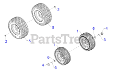 Murray 13DC26JD058 - Murray Lawn Tractor (2020) Wheels