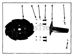 Troy-Bilt 5017 - Troy-Bilt Front-Tine Mini-Tiller (SN: C001001 - C017818) EDGER ATTACHMENT