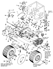 Simplicity 4212 H (1692052) - Simplicity 36" Lawn Tractor, 12.5hp Briggs & Stratton