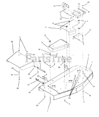 Gravely 890005 - Gravely 50" Deck for Pro-Master 400 Mower (SN: 000101 & Above)