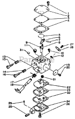 Echo CS-280 E - Echo Chainsaw (SN: 0120269 - 0313000)