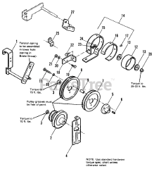 Simplicity 7110 (1690483) - Simplicity 42" Garden Tractor, 10hp