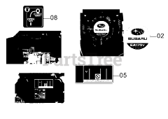 Subaru Robin EA175V50060 (EA175V) - Subaru Robin Engine 540 Cooling &amp; Starting