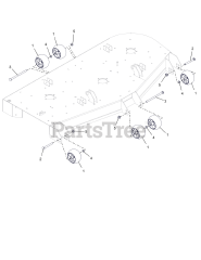 Ariens 991163 - Ariens Apex 60" Zero-Turn Mower, 24hp Kawasaki FR (SN: 200000 & Above) Anti-Scalp Wheels and Baffles – 60"