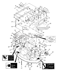 Gravely 885005 - Gravely 40" Deck for 2-Wheel Tractor (SN: 000367 - 009999)